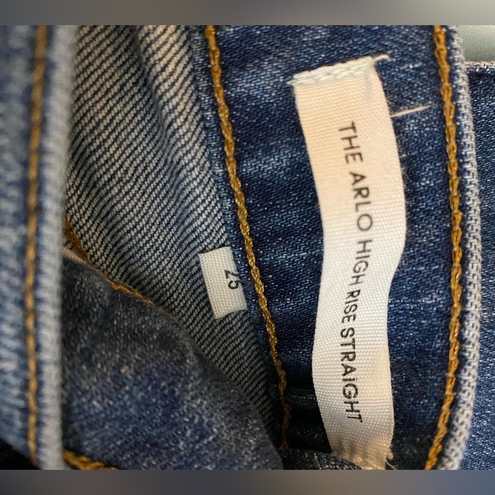 Denim Forum Arlo High Rise Straight - Size 25 - Picture 5 of 6
